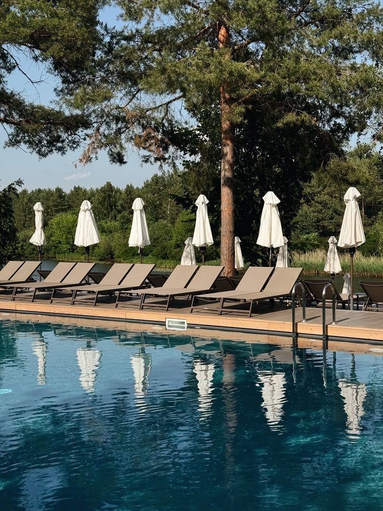 Басейн у лісі